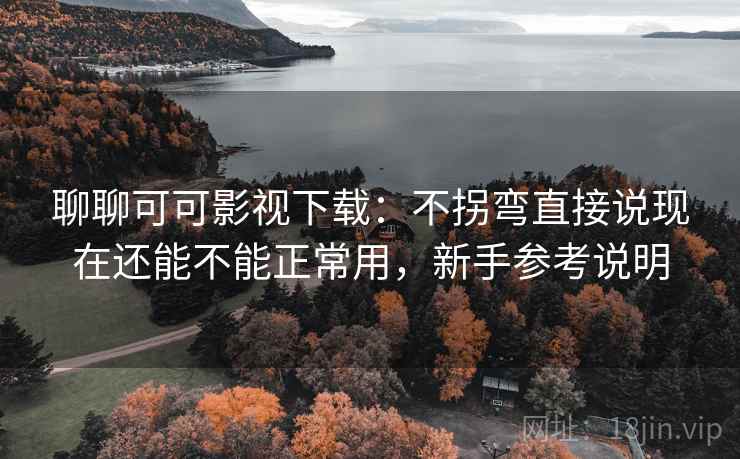 聊聊可可影视下载：不拐弯直接说现在还能不能正常用，新手参考说明