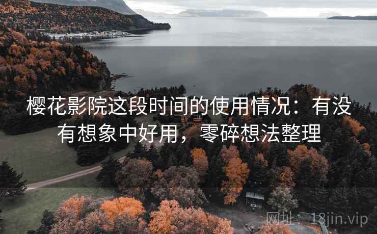 樱花影院这段时间的使用情况:有没有想象中好用,零碎想法整理