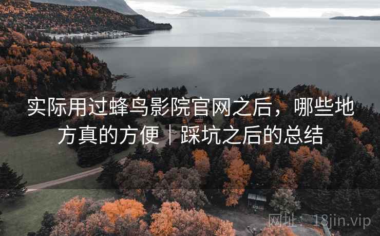 实际用过蜂鸟影院官网之后,哪些地方真的方便|踩坑之后的总结