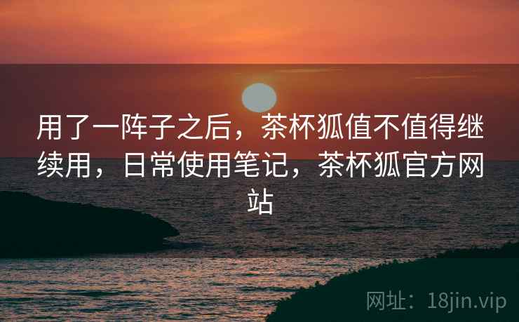 用了一阵子之后,茶杯狐值不值得继续用,日常使用笔记,茶杯狐官方网站 第2张 用了一阵子之后,茶杯狐值不值得继续用,日常使用笔记,茶杯狐官方网站 第2张